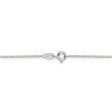 0.7mm Sterling Silver Solid Diamond Cut Mirror Box Chain Necklace Cheap