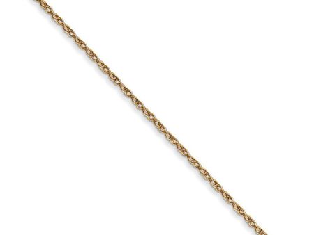 0.7mm, 14k Yellow Gold, Cable Rope Chain Necklace Sale