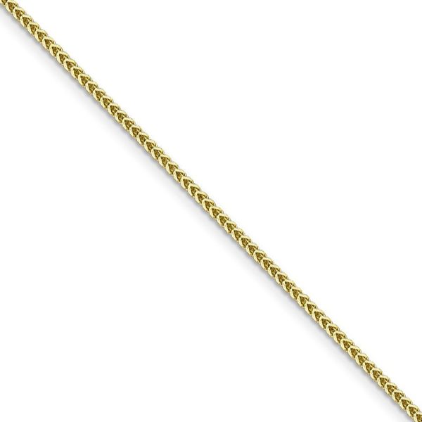 1.3mm 10k Yellow Gold Solid Franco Chain Necklace Online