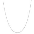 0.95mm, 14k White Gold, Cable Rope Chain Necklace For Discount