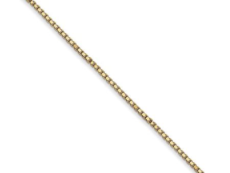 1mm 14k Yellow Gold, Box Chain Necklace Online