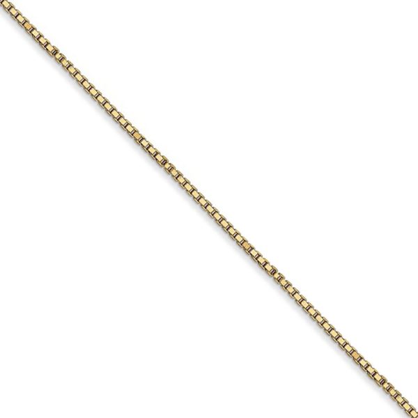 1mm 14k Yellow Gold, Box Chain Necklace Online