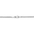 1.7mm, 14k White Gold, Ropa Chain Necklace For Cheap