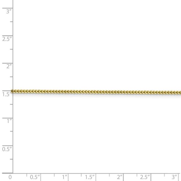 1.3mm 10k Yellow Gold Solid Franco Chain Necklace Online