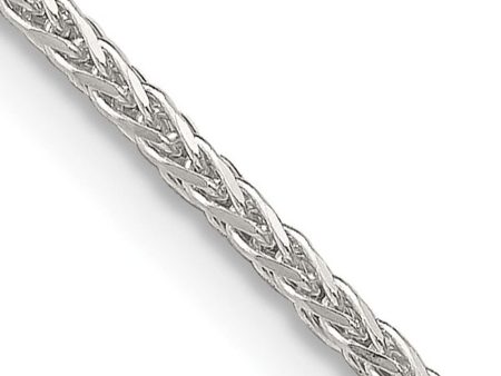 1.5mm Sterling Silver Diamond Cut Solid Round Spiga Chain Necklace For Discount