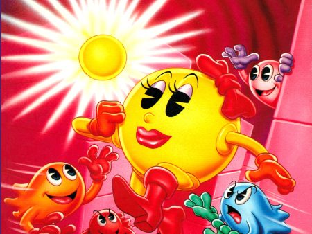 MS. PAC-MAN (NAMCO)  - NES (W BOX & MANUAL) Online now