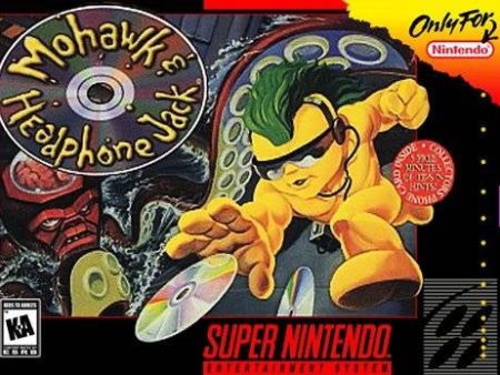 MOHAWK & HEADPHONE JACK  - SNES (W BOX & MANUAL) Online now