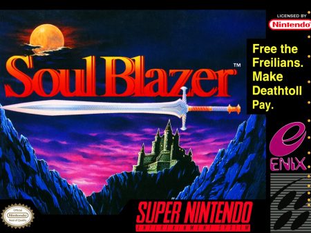 SOUL BLAZER  - SNES (W BOX & MANUAL) For Sale