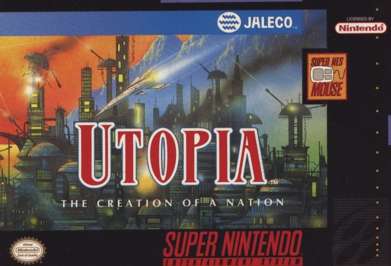 UTOPIA: THE CREATION OF A NATION  - SNES (W BOX & MANUAL) Sale